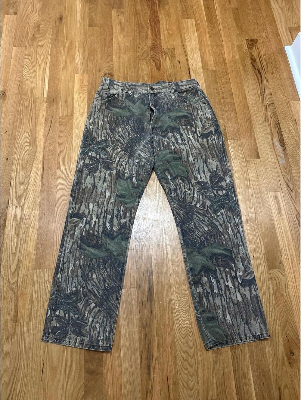 Duxbak Realtree Camo Pants 34x31 Missing Size Tag